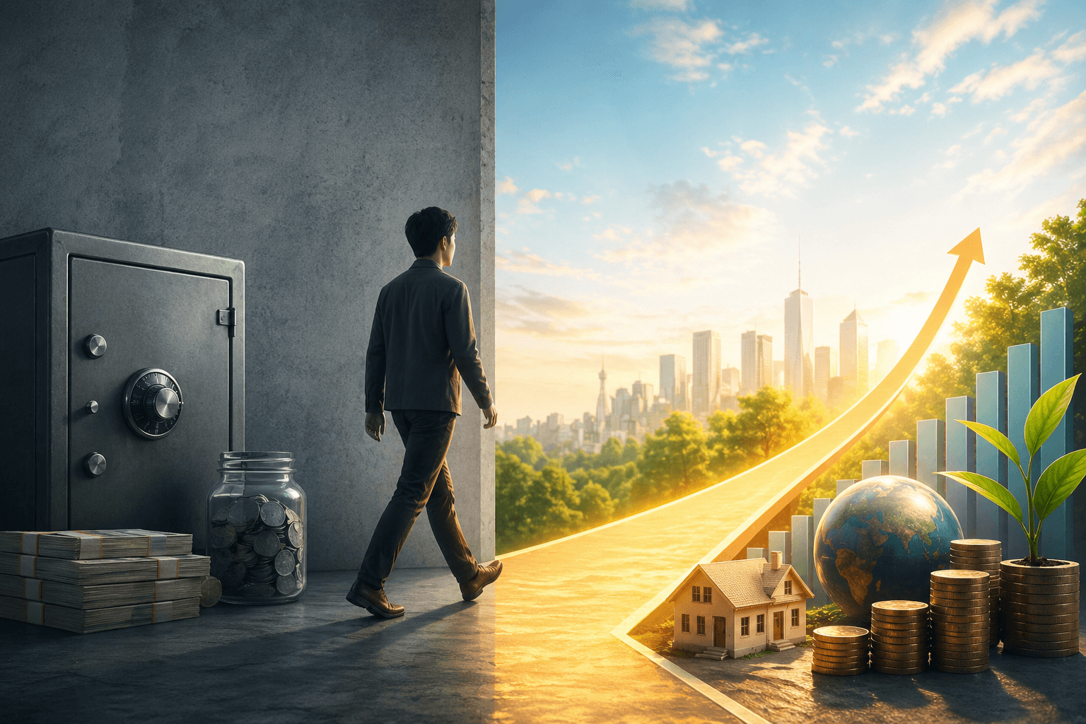 【ONZA的市況ニュース】普通預金の伸び率最低、投資へのシフト進む